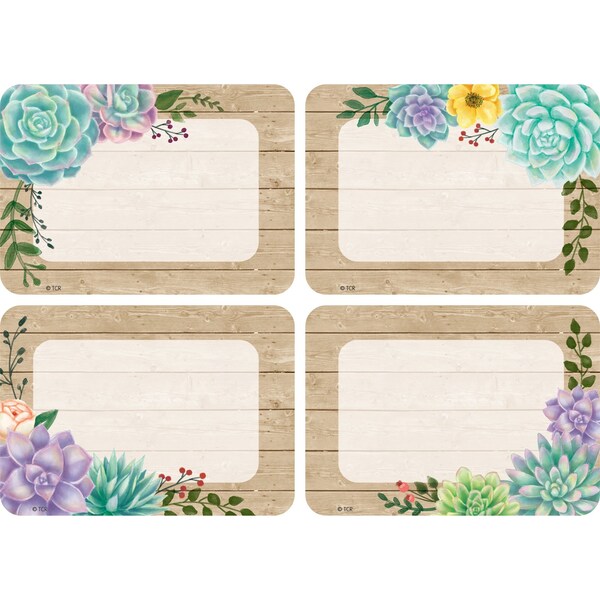 Rustic Bloom Name Tag Labels, 216PK